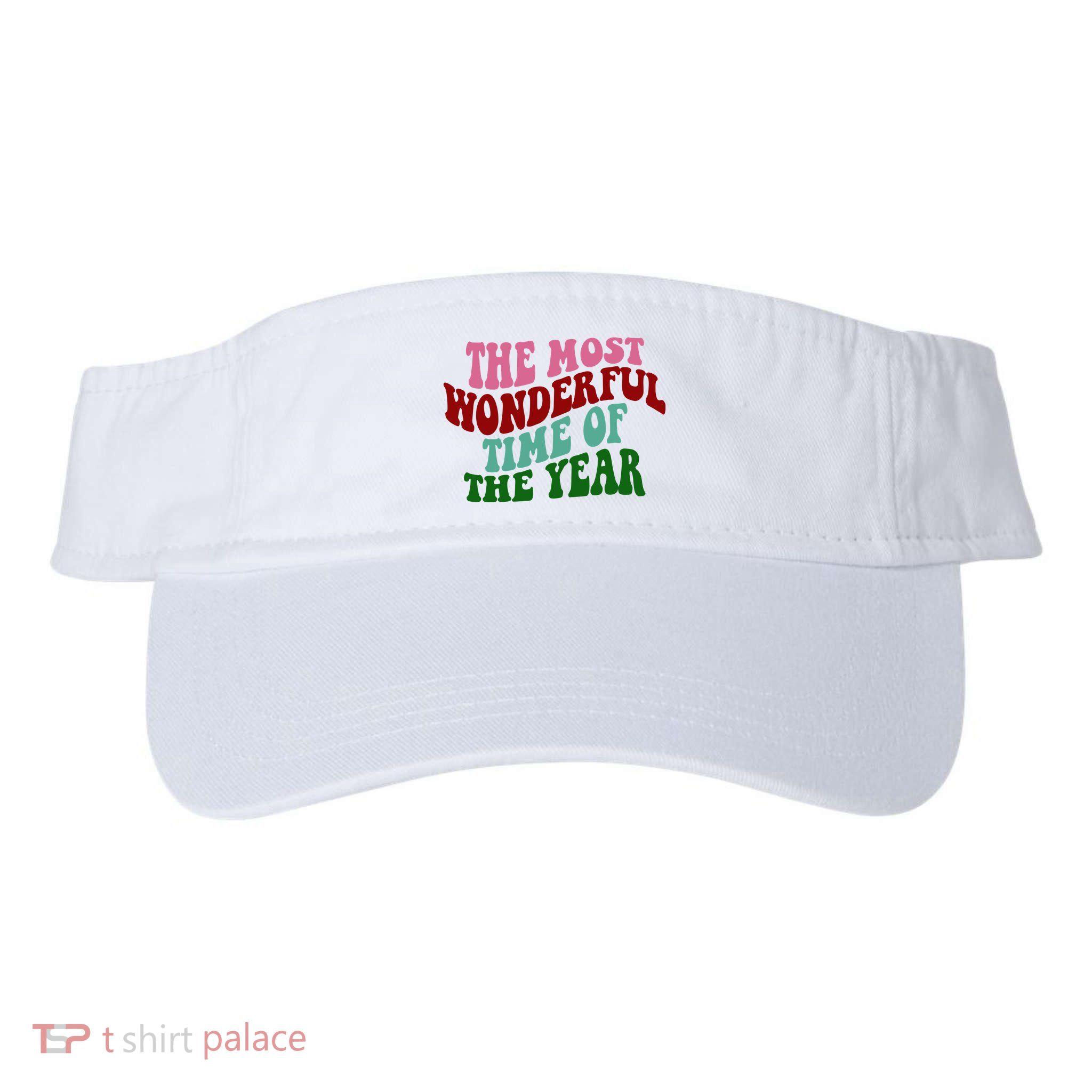 The Most Wonderful Time Of The Year Holiday Groovy Visor