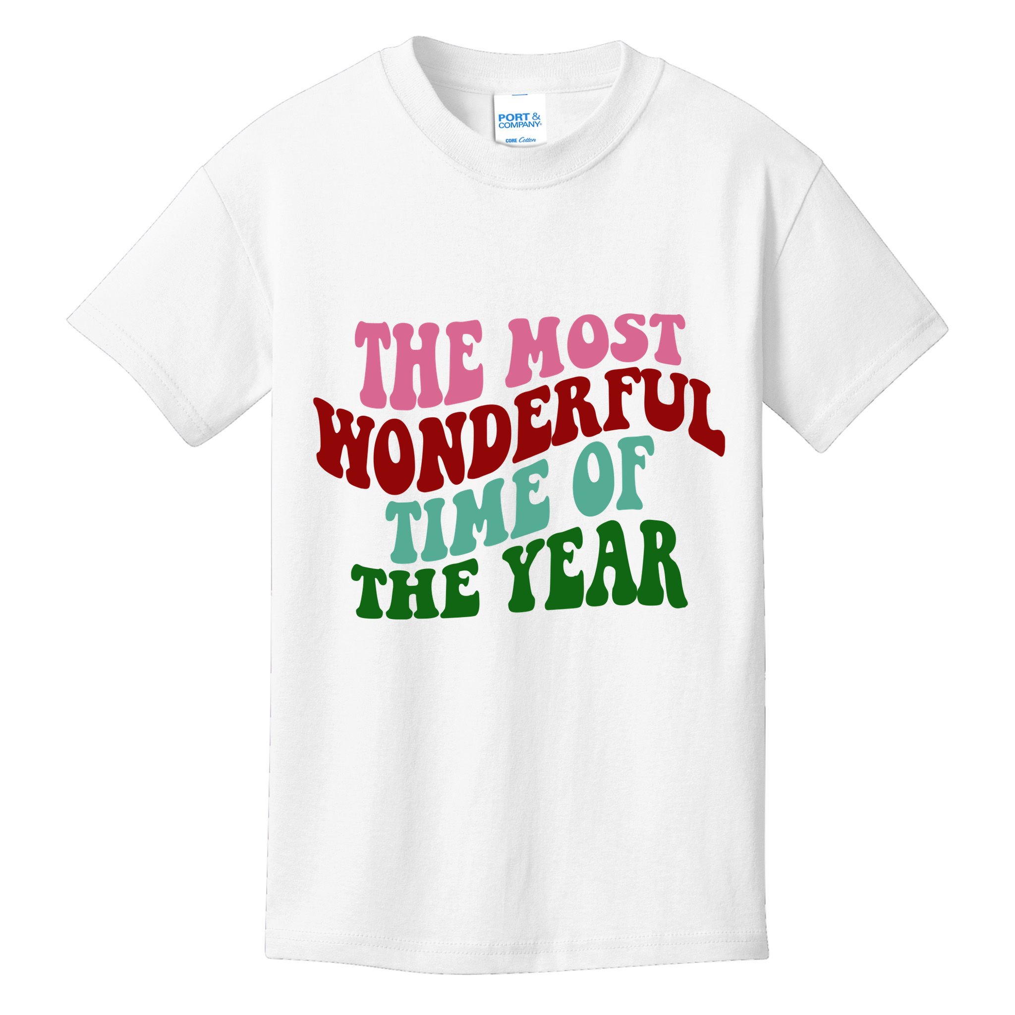 The Most Wonderful Time Of The Year Holiday Groovy Kids T-Shirt