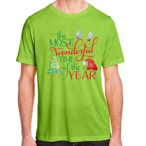 The Most Wonderful Time Of The Year Christmas Adult ChromaSoft Performance T-Shirt