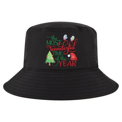 The Most Wonderful Time Of The Year Christmas Cool Comfort Performance Bucket Hat