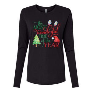 The Most Wonderful Time Of The Year Christmas Womens Cotton Relaxed Long Sleeve T-Shirt