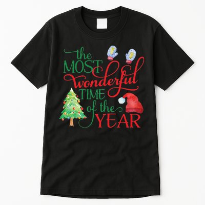 The Most Wonderful Time Of The Year Christmas Tall T-Shirt