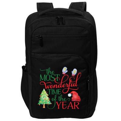 The Most Wonderful Time Of The Year Christmas Impact Tech Backpack