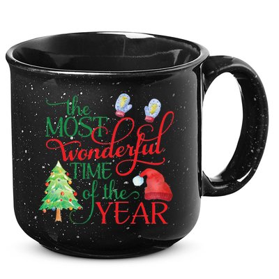 The Most Wonderful Time Of The Year Christmas 15oz Campfire Ceramic Mug