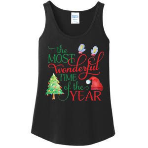 The Most Wonderful Time Of The Year Christmas Ladies Essential Tank