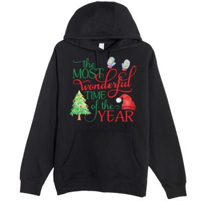 The Most Wonderful Time Of The Year Christmas Premium Pullover Hoodie