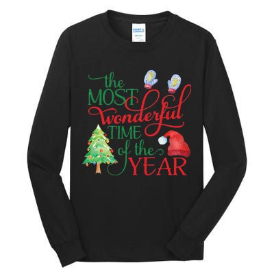 The Most Wonderful Time Of The Year Christmas Tall Long Sleeve T-Shirt