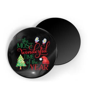 The Most Wonderful Time Of The Year Christmas Magnet