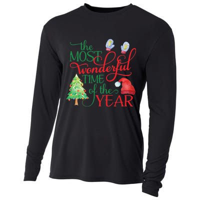 The Most Wonderful Time Of The Year Christmas Cooling Performance Long Sleeve Crew
