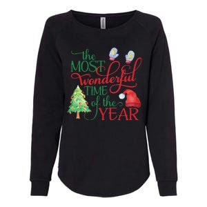 The Most Wonderful Time Of The Year Christmas Womens California Wash Sweatshirt