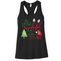 The Most Wonderful Time Of The Year Christmas Women's Racerback Tank