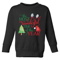 The Most Wonderful Time Of The Year Christmas Toddler Sweatshirt