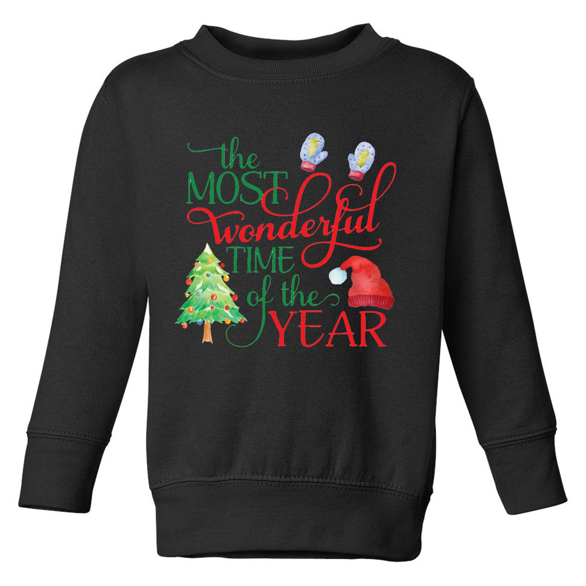 The Most Wonderful Time Of The Year Christmas Toddler Sweatshirt