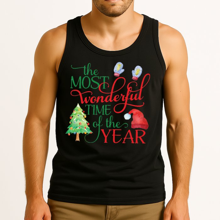 The Most Wonderful Time Of The Year Christmas Tank Top