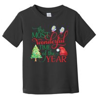The Most Wonderful Time Of The Year Christmas Toddler T-Shirt