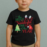 The Most Wonderful Time Of The Year Christmas Toddler T-Shirt