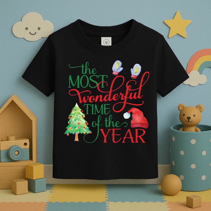 The Most Wonderful Time Of The Year Christmas Toddler T-Shirt