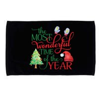 The Most Wonderful Time Of The Year Christmas Microfiber Hand Towel