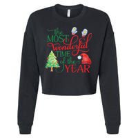 The Most Wonderful Time Of The Year Christmas Cropped Pullover Crew