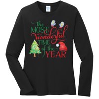 The Most Wonderful Time Of The Year Christmas Ladies Long Sleeve Shirt