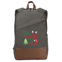 The Most Wonderful Time Of The Year Christmas Cotton Canvas Backpack