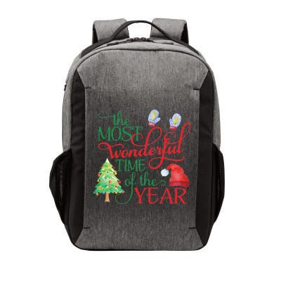 The Most Wonderful Time Of The Year Christmas Vector Backpack