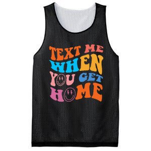 Text Me When You Get Home Trendy Mesh Reversible Basketball Jersey Tank