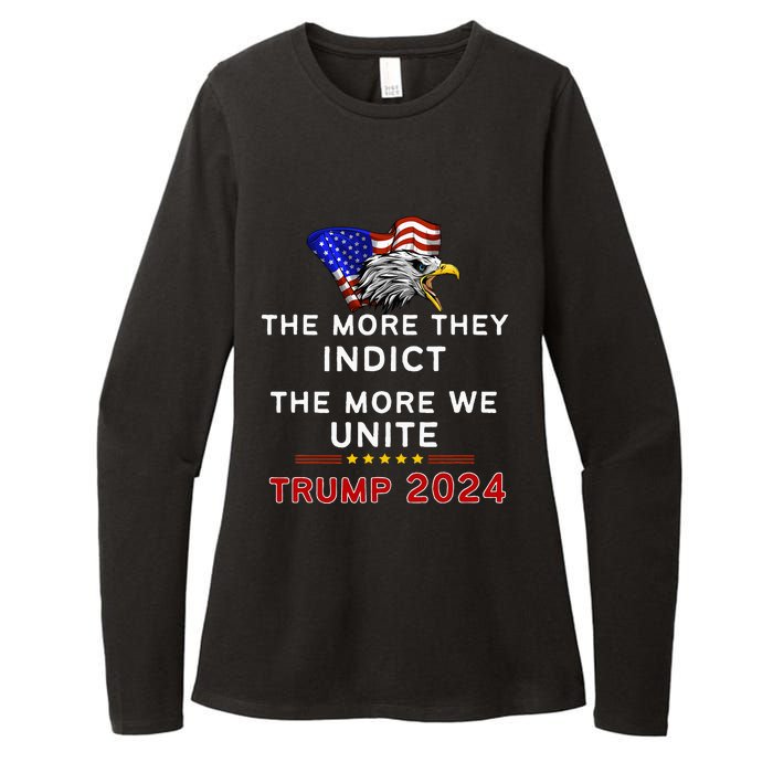 The More You Indict The More We Unite Maga Trump Indictt Womens CVC Long Sleeve Shirt