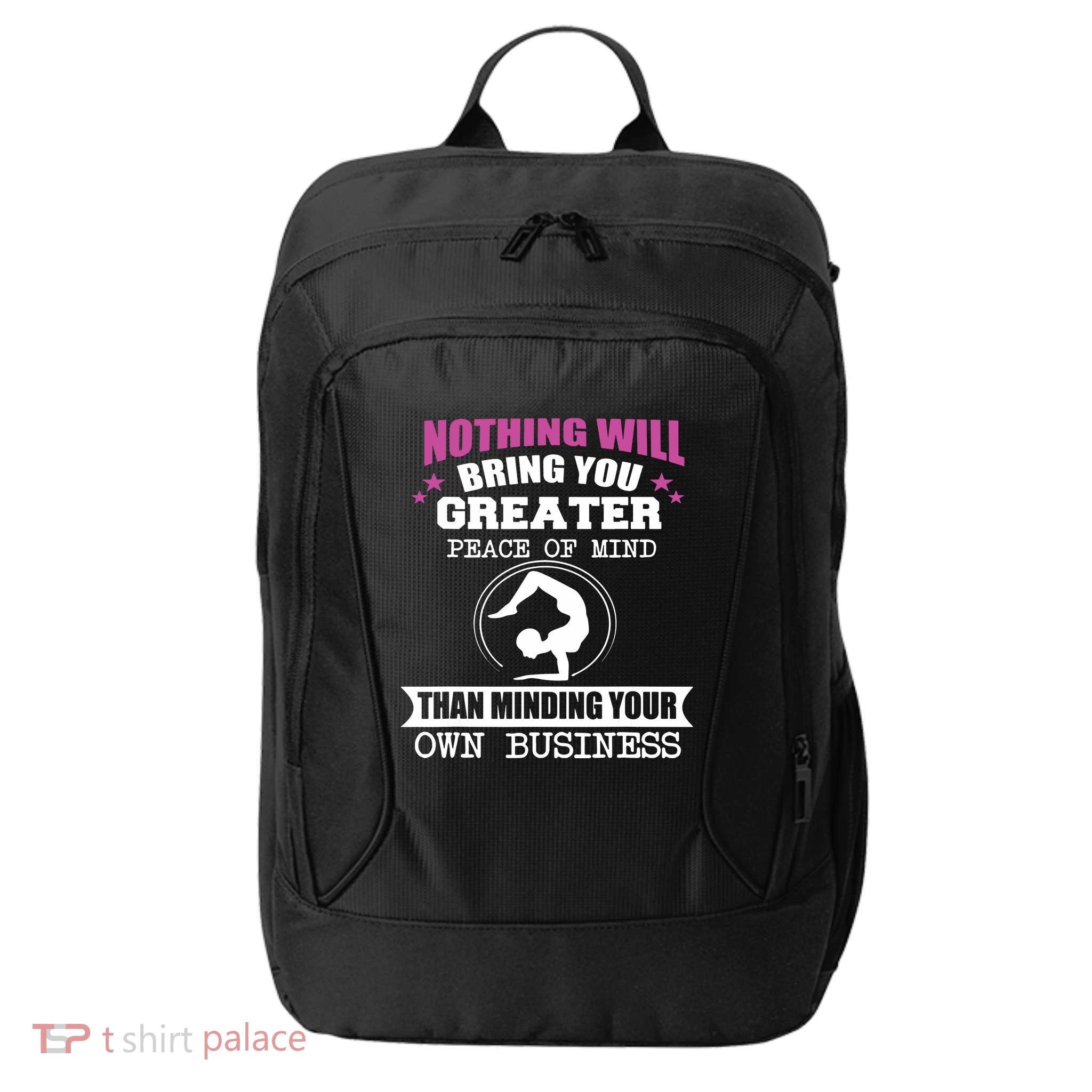 Than Minding Your Own Business Teess City Backpack