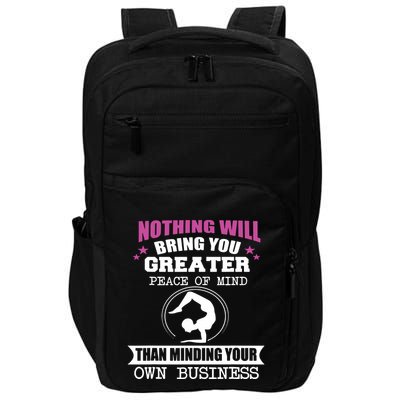 Than Minding Your Own Business Teess Impact Tech Backpack