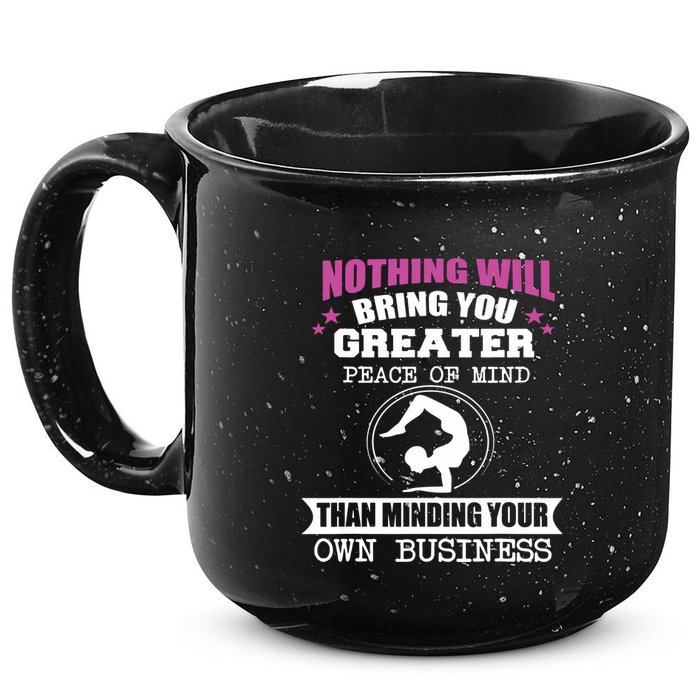 Than Minding Your Own Business Teess 15oz Campfire Ceramic Mug