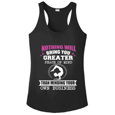 Than Minding Your Own Business Teess Ladies PosiCharge Competitor Racerback Tank