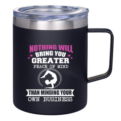 Than Minding Your Own Business Teess 12oz Stainless Steel Coffee Mug