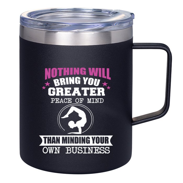 Than Minding Your Own Business Teess 12oz Stainless Steel Coffee Mug