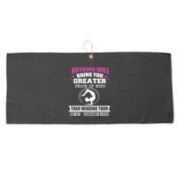 Than Minding Your Own Business Teess Large Microfiber Waffle Golf Towel