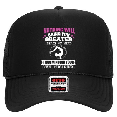 Than Minding Your Own Business Teess Trucker Hat