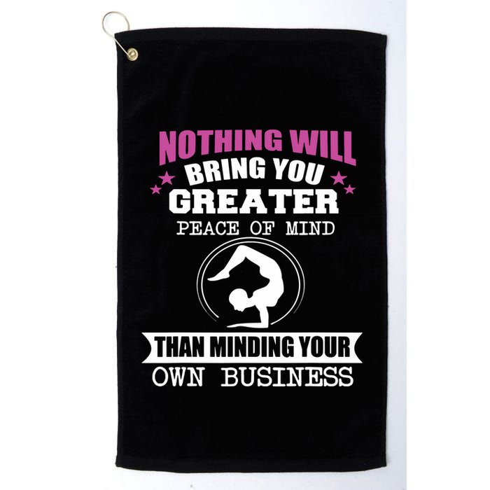 Than Minding Your Own Business Teess Golf Towel