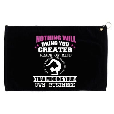 Than Minding Your Own Business Teess Grommeted Golf Towel