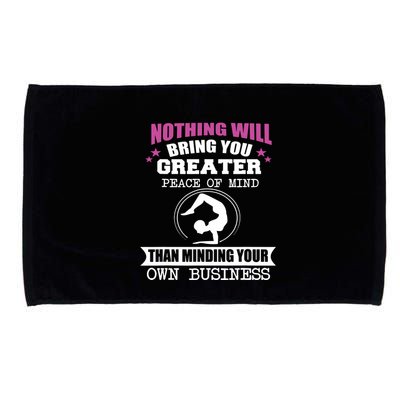 Than Minding Your Own Business Teess Microfiber Hand Towel