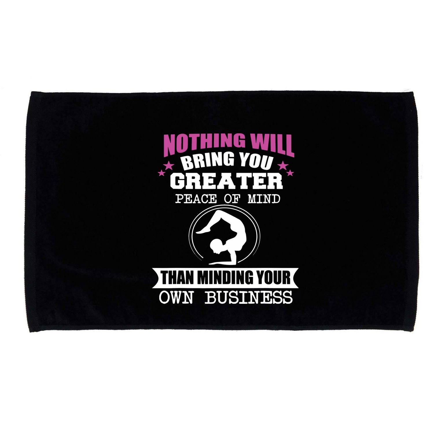 Than Minding Your Own Business Teess Microfiber Hand Towel