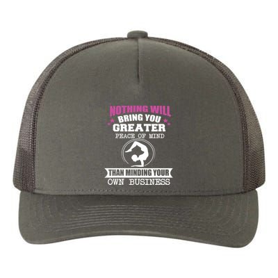 Than Minding Your Own Business Teess Yupoong Adult 5-Panel Trucker Hat