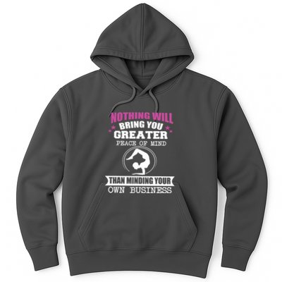 Than Minding Your Own Business Teess Hoodie