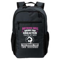 Than Minding Your Own Business Teess Backpack