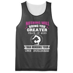 Than Minding Your Own Business Teess Mesh Reversible Basketball Jersey Tank