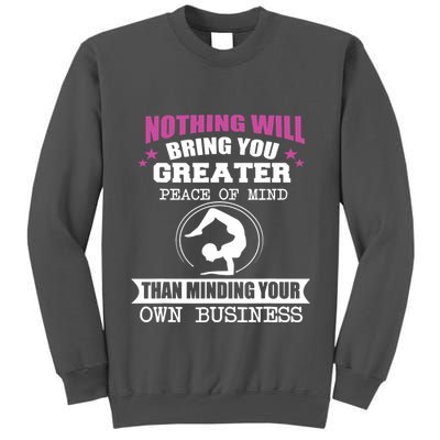 Than Minding Your Own Business Teess Tall Sweatshirt