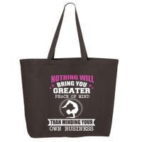 Than Minding Your Own Business Teess 25L Jumbo Tote