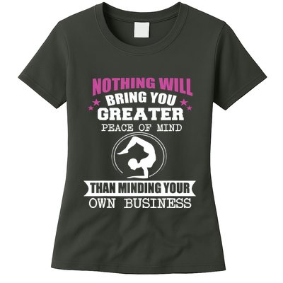 Than Minding Your Own Business Teess Womens T-Shirt
