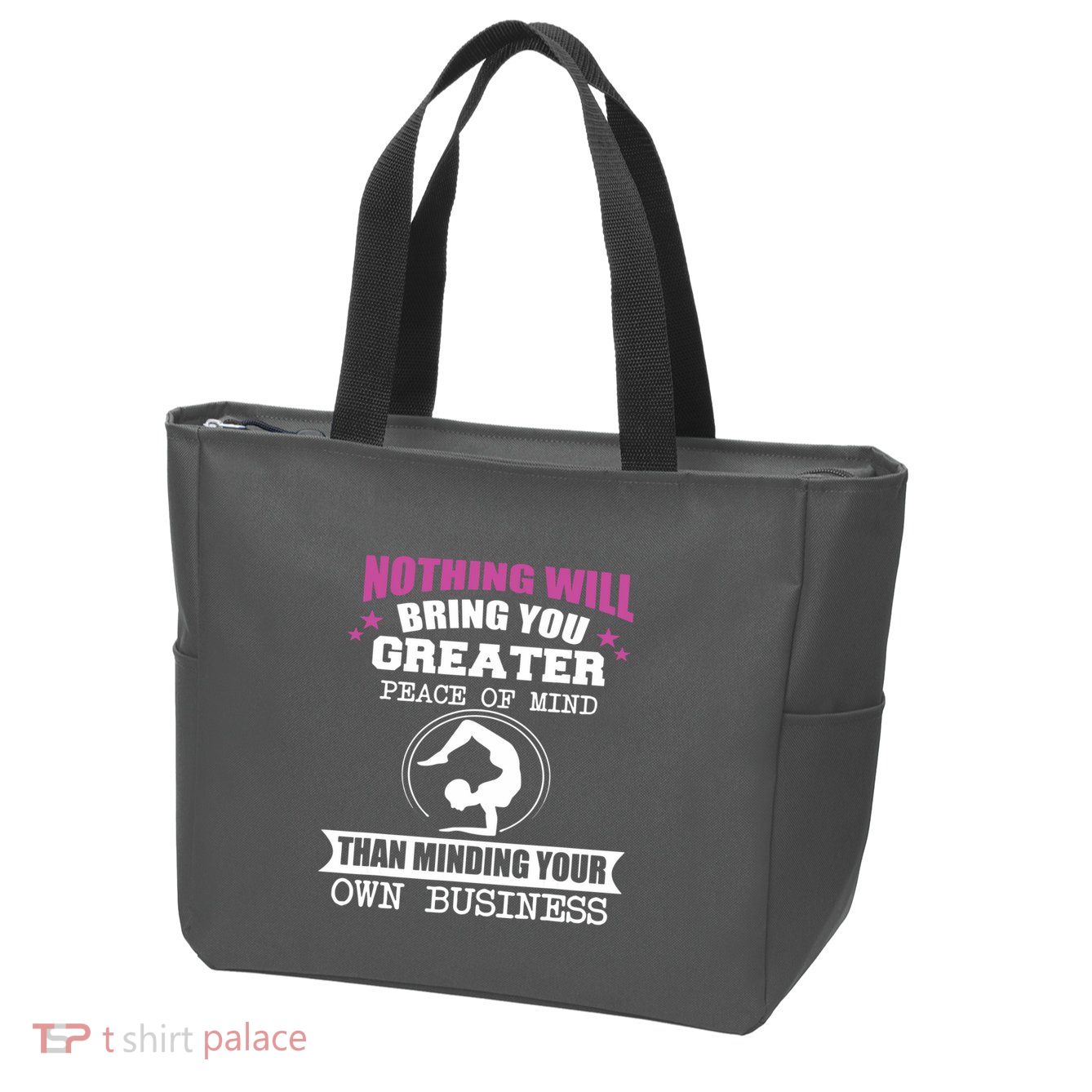 Than Minding Your Own Business Teess Zip Tote Bag
