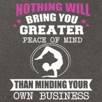 Than Minding Your Own Business Teess Cotton Canvas Backpack