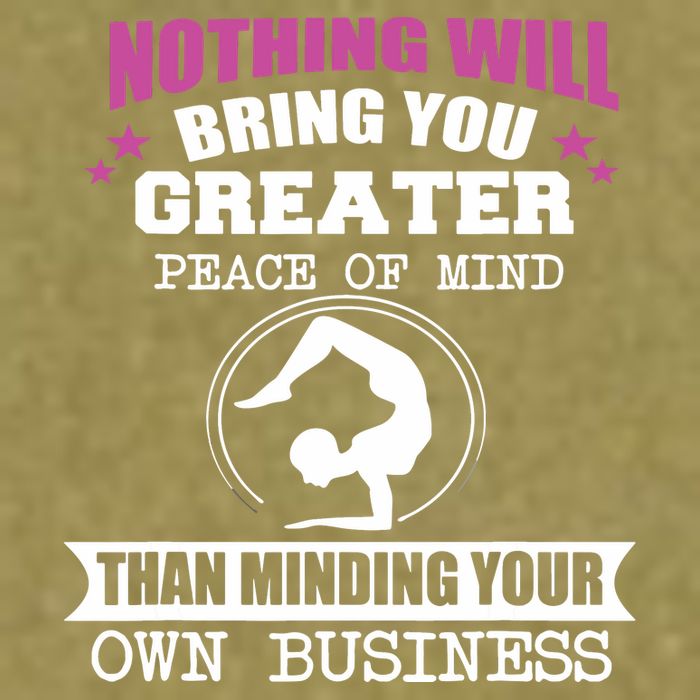 Than Minding Your Own Business Teess Garment-Dyed Women's Muscle Tee